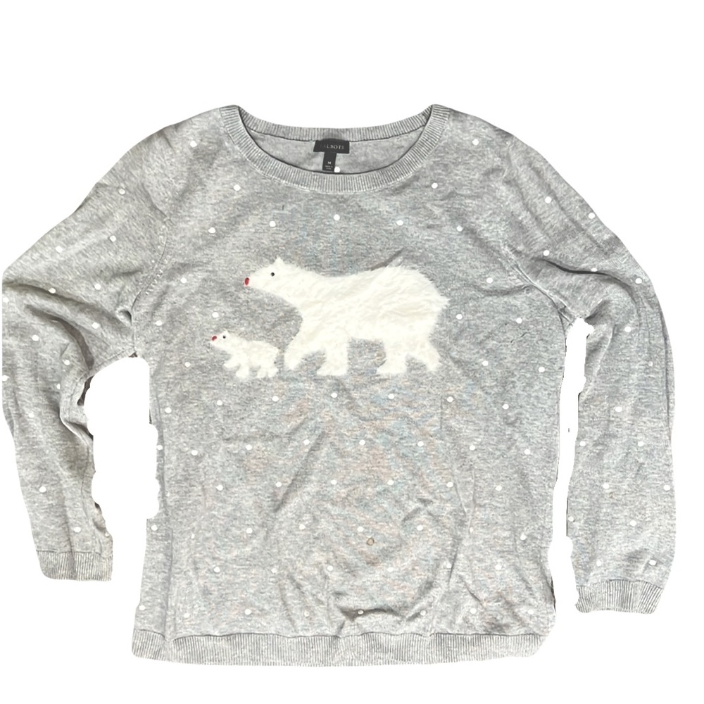 Polar bear snow flake sweater